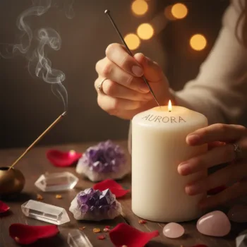 Qué significado tiene escribir nombres o deseos en velas